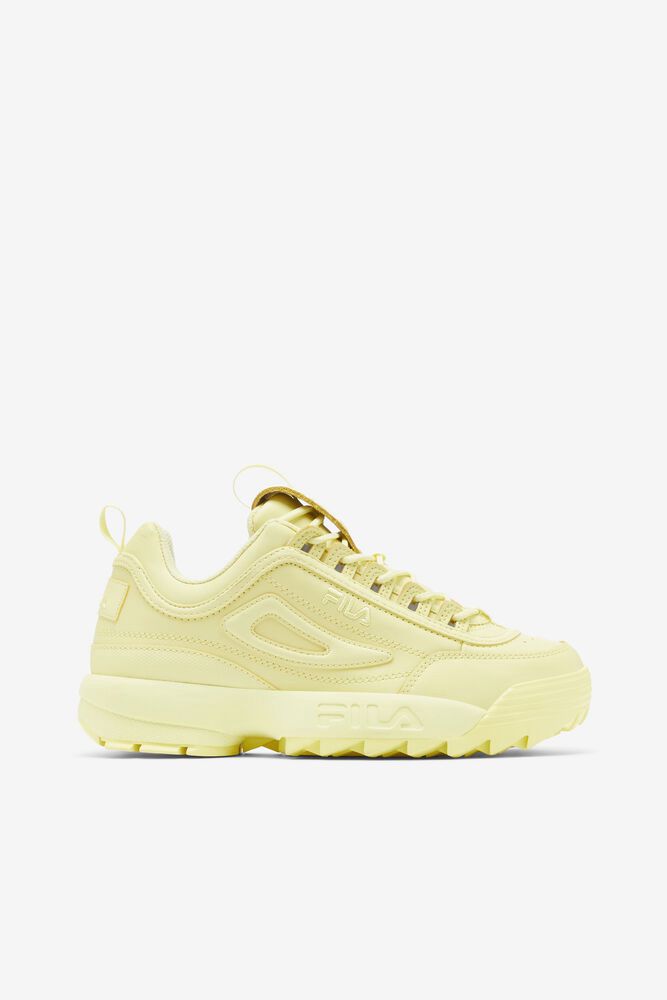 Fila Sneakers Disruptor 2 Premium Womens Yellow - India XJR-368475